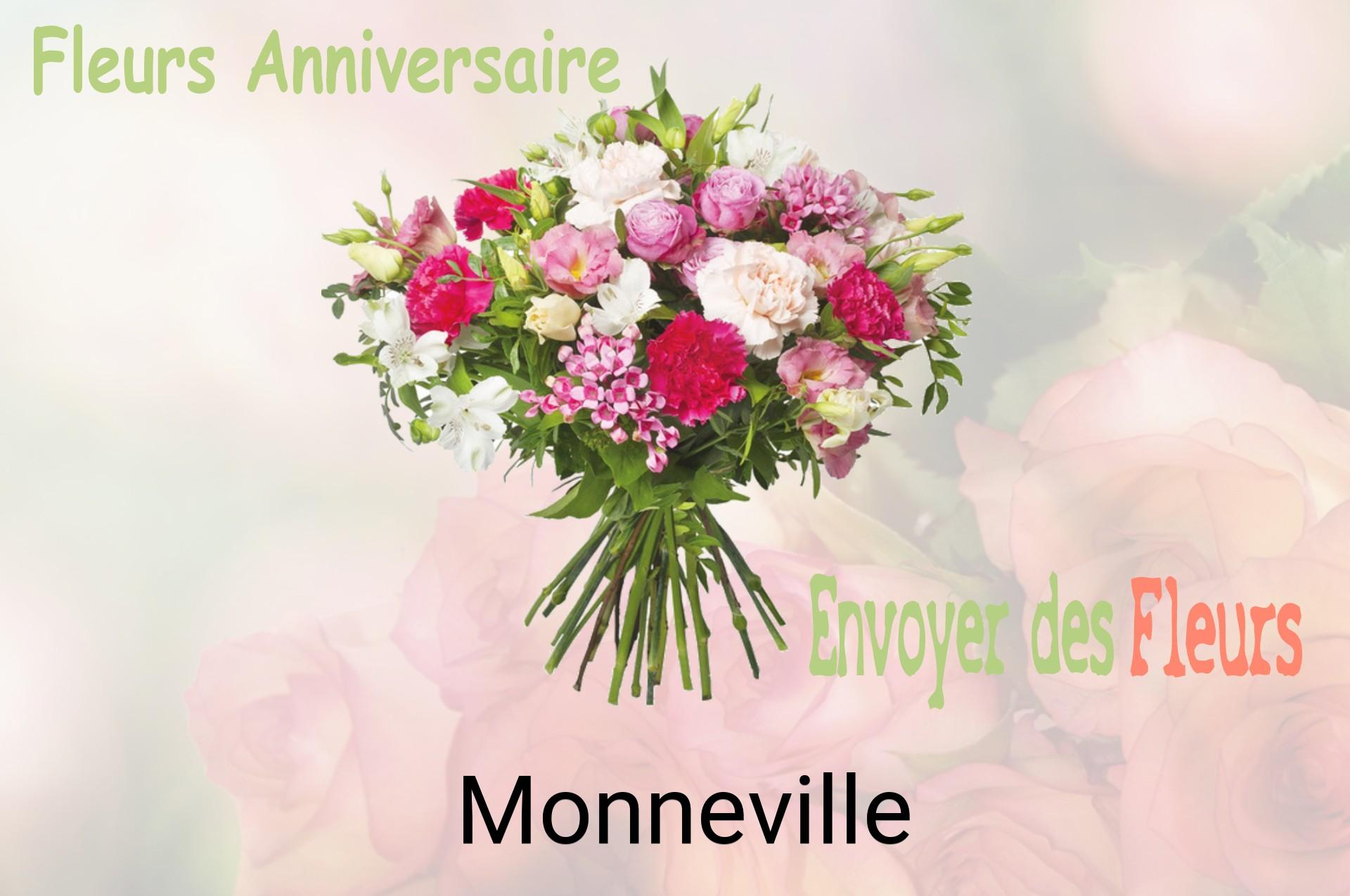 Bouquet de fleurs d’anniversaire livré à Monneville