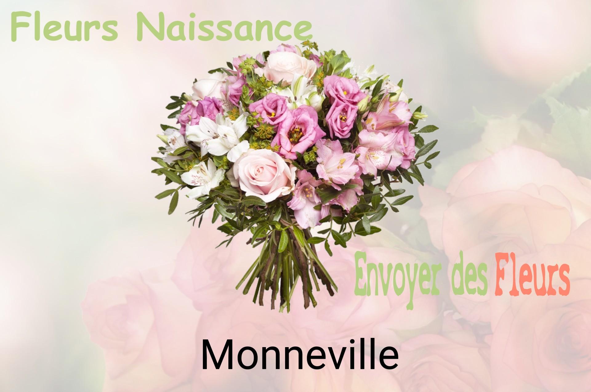 Bouquet de fleurs de naissance livré à Monneville